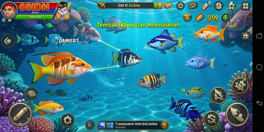 Tampilan gameplay seru dari 68IDN dengan grafis yang menawan.