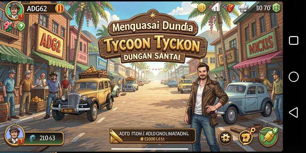 Tampilan gameplay Tycoon yang menarik di ADG62.