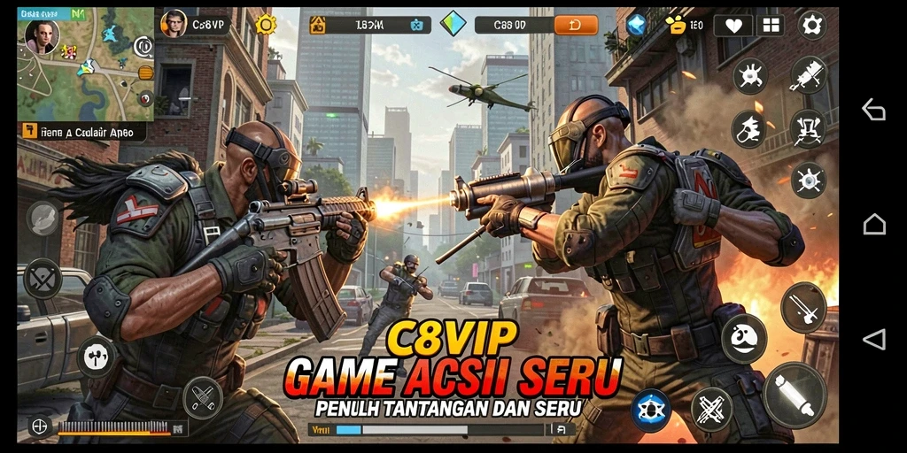 Screenshot gameplay C8VIP yang menampilkan aksi seru dan mendebarkan.