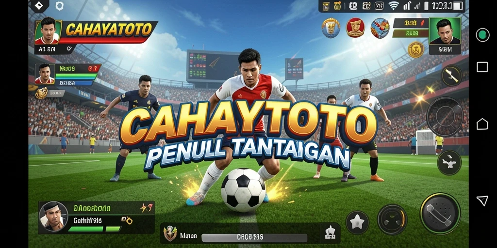 Tampilan gameplay menarik dalam CAHAYATOTO dengan berbagai cabang olahraga.