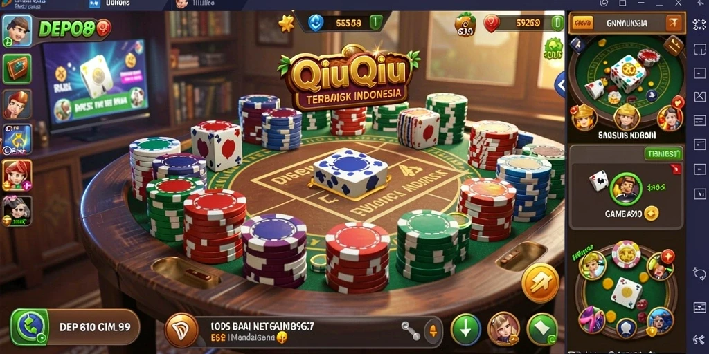 Tampilan gameplay menarik dari DEPO89 yang penuh aksi QiuQiu.