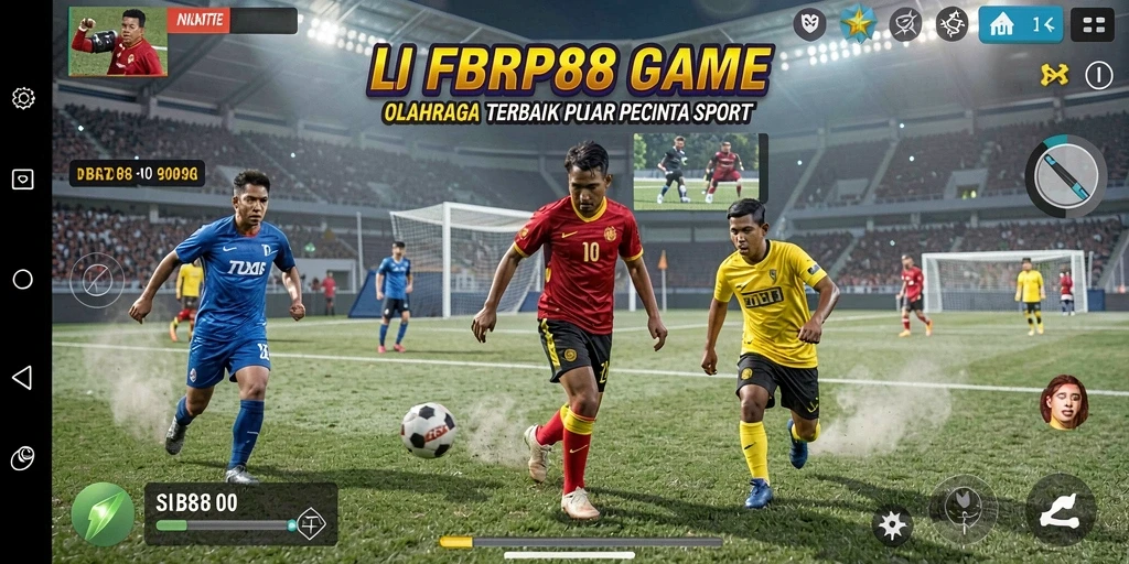 Tampilan seru gameplay olahraga FBRP88 yang kompetitif.