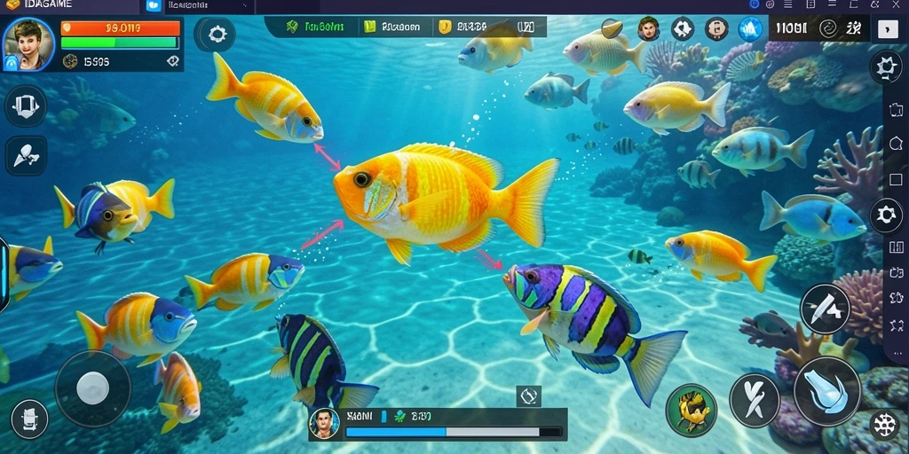 Gameplay seru menembak ikan di IDAGAME.