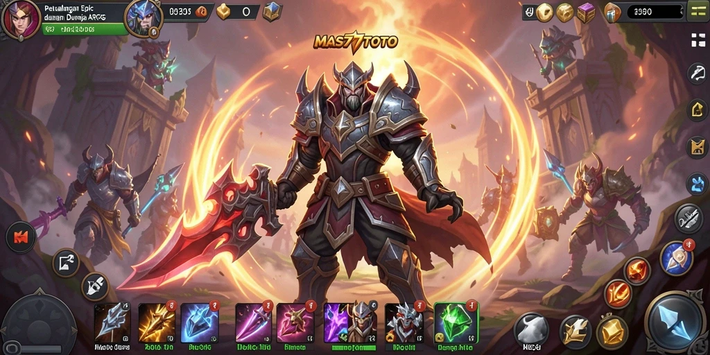 Gameplay intens dan seru dalam dunia ARPG MAS77TOTO.