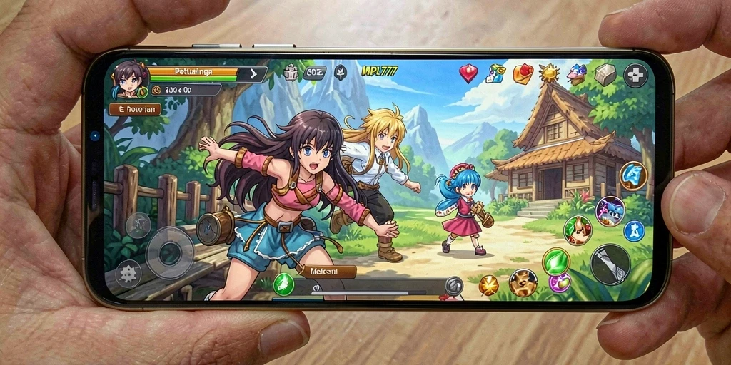 Screenshot MPL777 menunjukkan aksi seru dalam petualangan Anime.