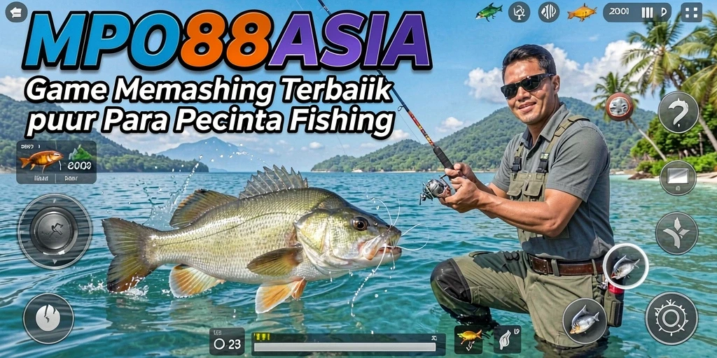 Screenshot utama MPO88ASIA menampilkan petualangan memancing yang seru dan menantang.