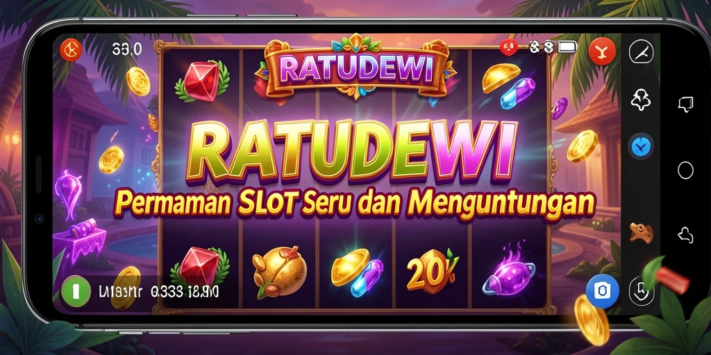 Tampilan gameplay seru di RATUDEWI dengan fitur Slot menarik.