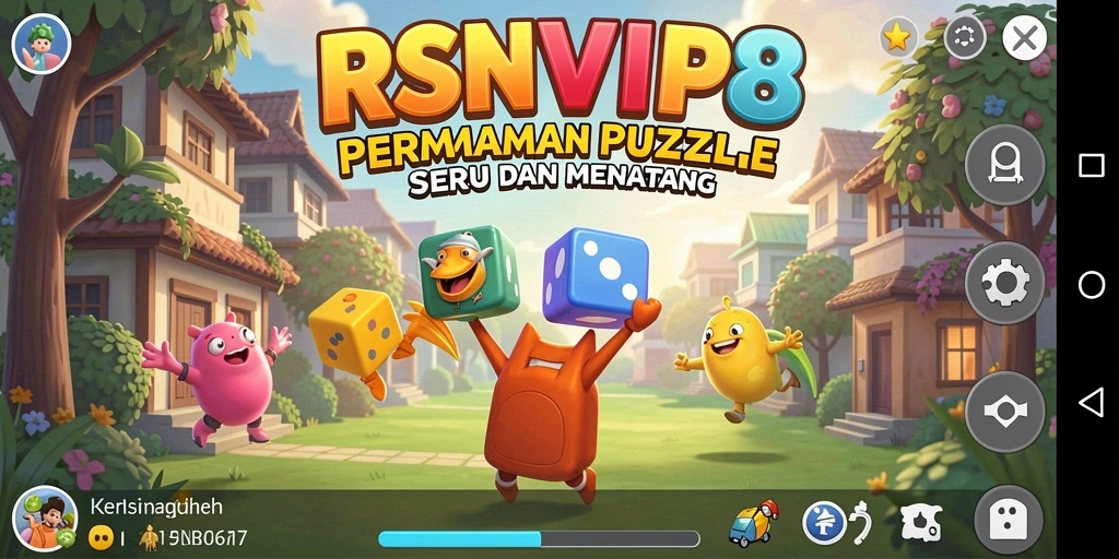 Tampilan gameplay RSNVIP8 dengan tantangan puzzle yang menarik.