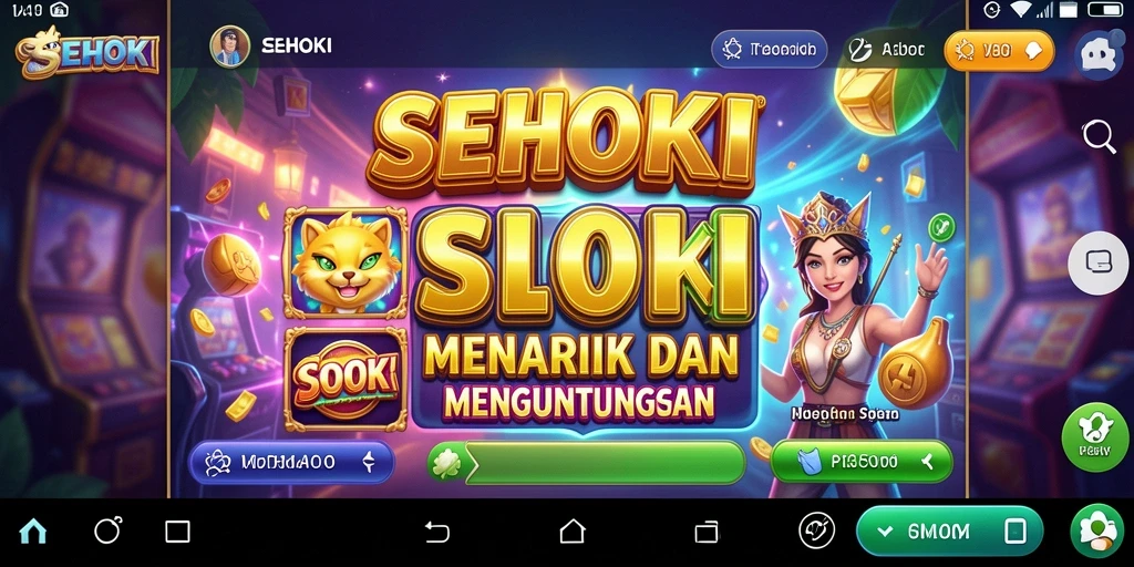 Tampilan gameplay seru SEHOKI dengan tema Slot yang variatif.