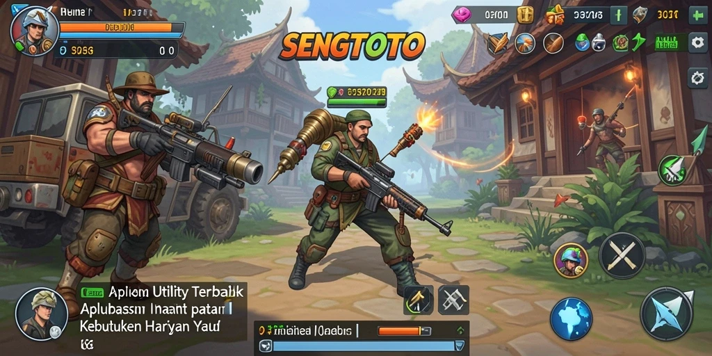 Tampilan aplikasi SENGTOTO yang sederhana dan fungsional.