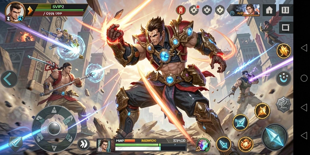 Tampilan gameplay SVIP2 yang menegangkan dan penuh aksi.