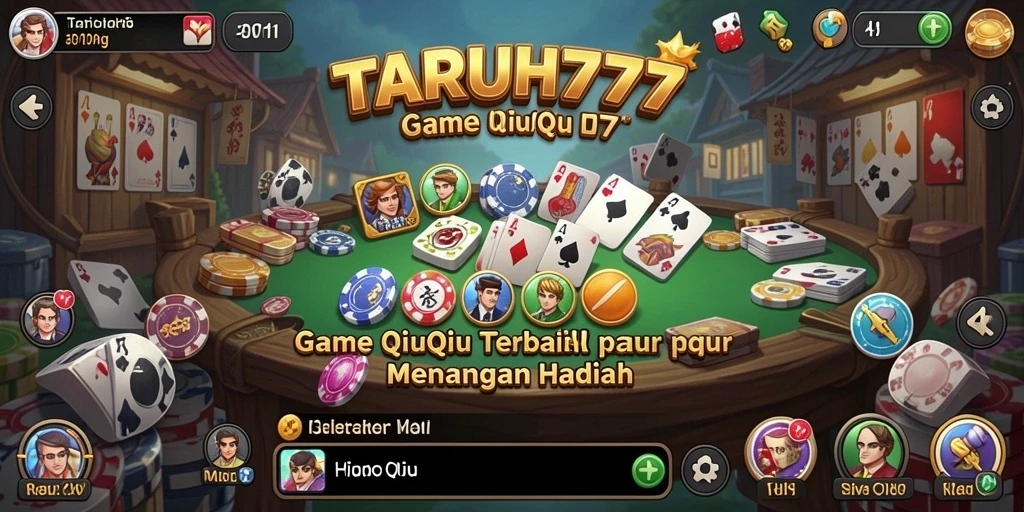 Screenshot gameplay QiuQiu TARUH777 yang seru dan mendebarkan.