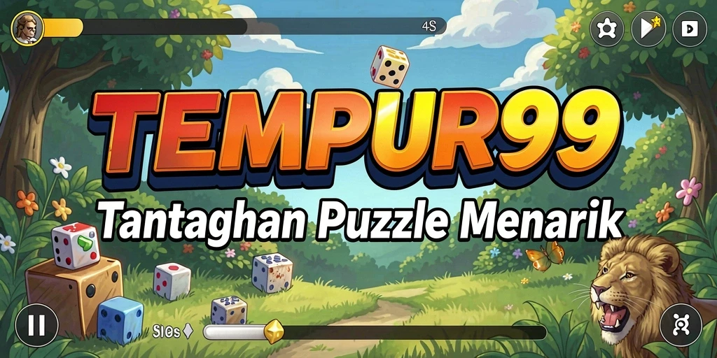 Screenshot gameplay TEMPUR99 menampilkan tantangan puzzle seru.