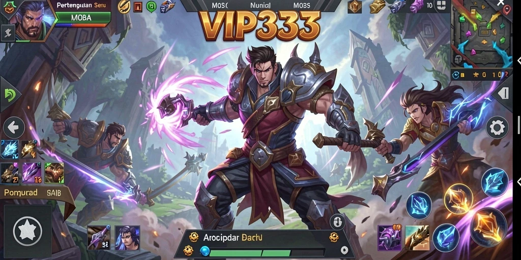 Tampilan gameplay seru dan strategis di <strong>VIP333</strong> saat bertempur.