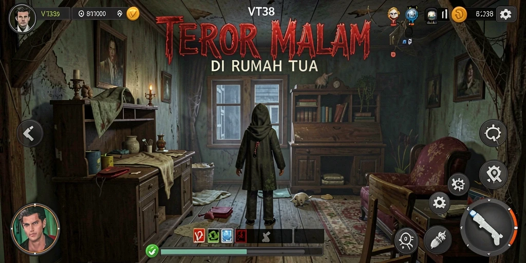 Gameplay menegangkan di dunia horor VT38.